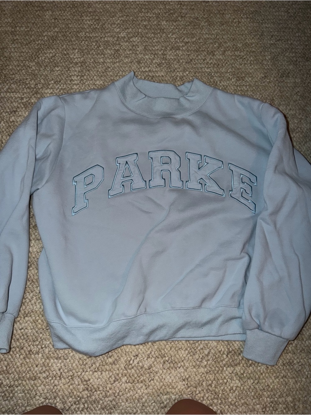 Light Blue PARKE Sweatshirt